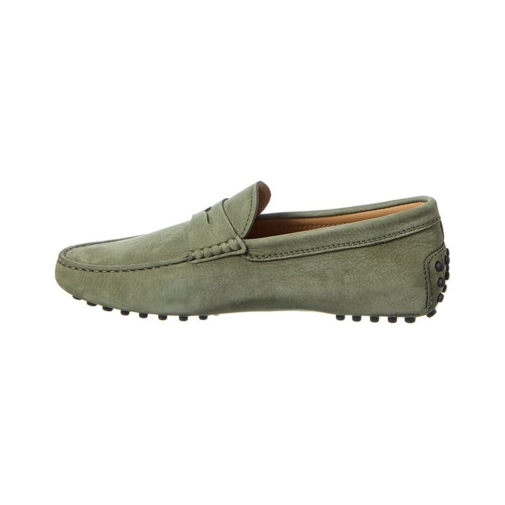 Tod’S Gommino Leather Loafer, Green - Picture 2 of 5